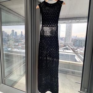 Banana Republic Organic Cotton Blend Knit Maxi Dress 🤍